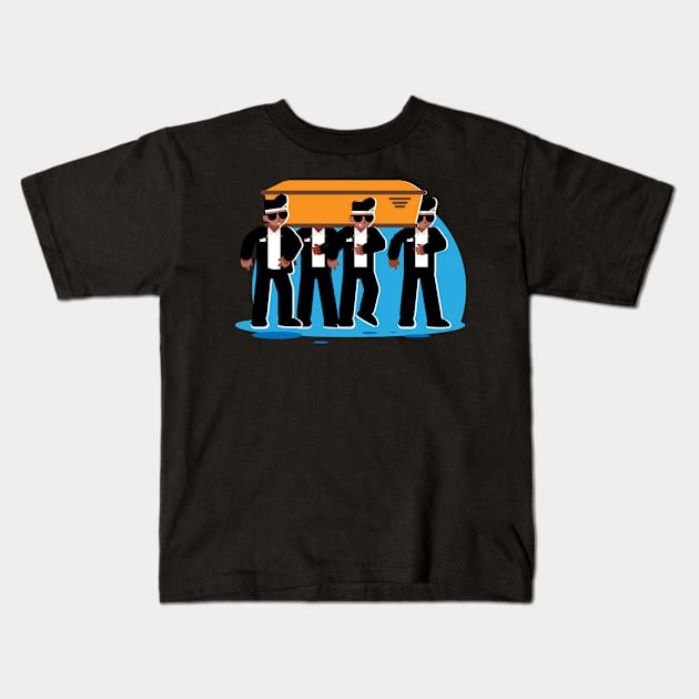 Coffin Dance Meme Wanna Dance - Dance With Us Kids T-Shirt by SpruchBastler